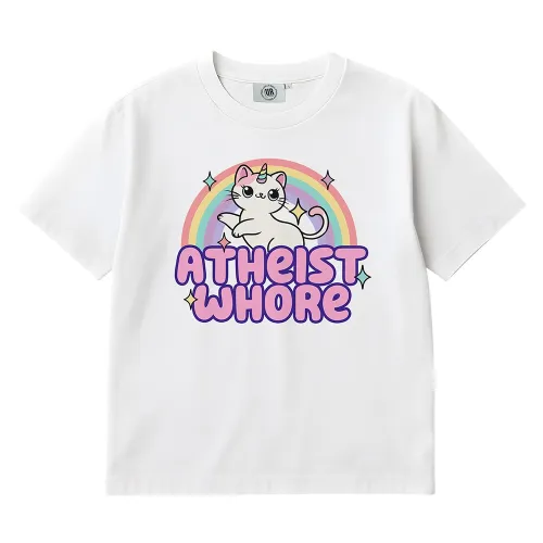 ATHEIST WHITE TEE