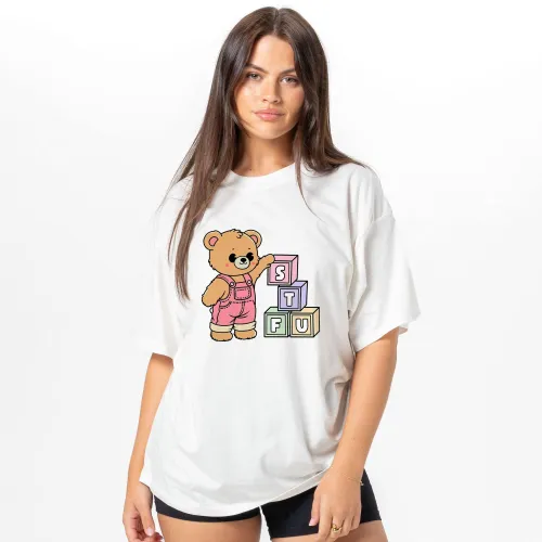 STFU WHITE TEE