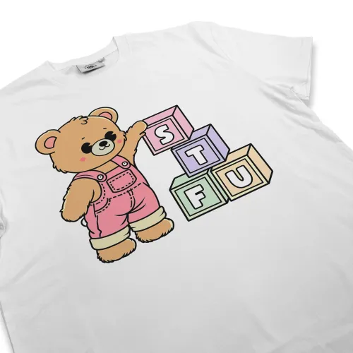 STFU WHITE TEE