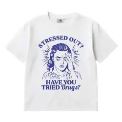 STRESSED OUT WHITE TEE