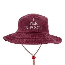MAROON I PEE IN POOLS FLOPPY WIDE BRIM HAT SMALL