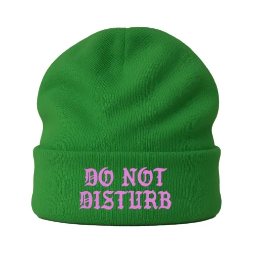 GREEN DO NOT DISTURB BEANIE