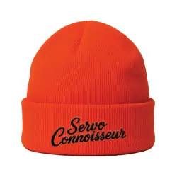 SERVO CONNOISSEUR HI VIS ORANGE BEANIE