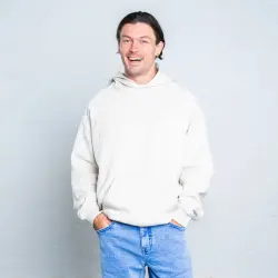 BONE PREMIUM BLANK UNISEX HOODIE