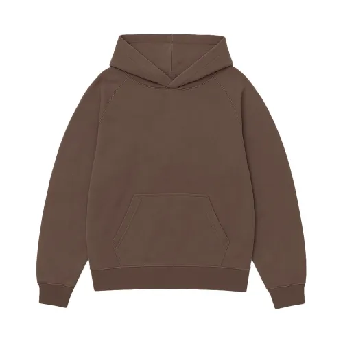 DARK BROWN PREMIUM BLANK UNISEX HOODIE