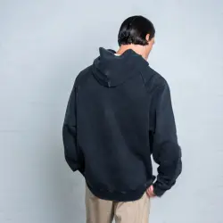 VINTAGE BLACK PREMIUM BLANK UNISEX HOODIE