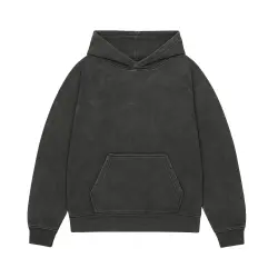 VINTAGE BLACK PREMIUM BLANK UNISEX HOODIE