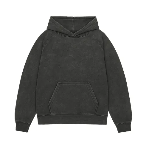 VINTAGE BLACK PREMIUM BLANK UNISEX HOODIE