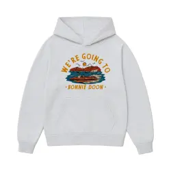 BONNIE DOON WHITE MARLE HOODIE