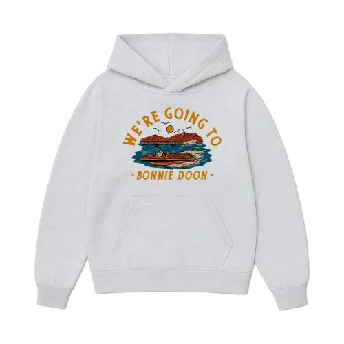 BONNIE DOON WHITE MARLE HOODIE