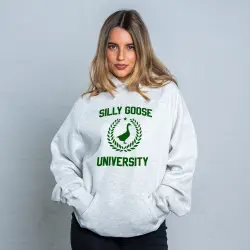 SILLY GOOSE WHITE MARLE HOODIE