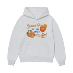 SPRITZ OUT WHITE MARLE HOODIE