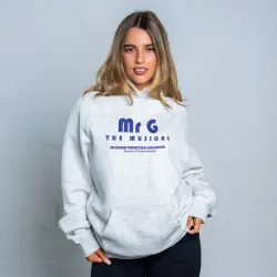 MR. THE MUSICAL WHITE MARLE HOODIE