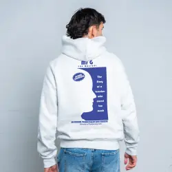 MR. THE MUSICAL WHITE MARLE HOODIE