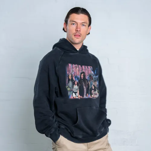 JA'MIE KING VINTAGE BLACK HOODIE