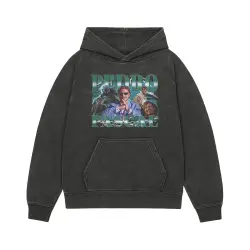 PEDRO PASCAL VINTAGE BLACK HOODIE