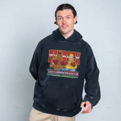 PAYBACK VINTAGE BLACK HOODIE
