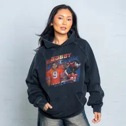 BOUCHER MVP VINTAGE BLACK HOODIE