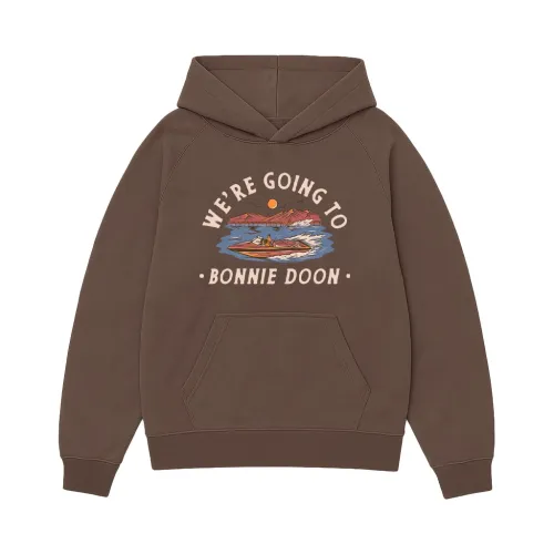 BONNIE DOON DARK BROWN HOODIE
