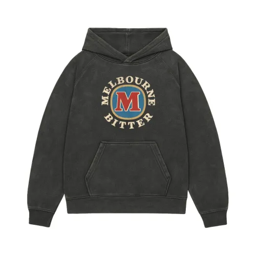 MELBOURNE BITTER LOGO VINTAGE BLACK HOODIE