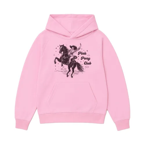 PINK PONY CLUB PINK HOODIE