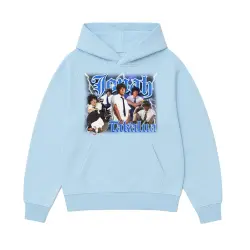 VINTAGE JONAH LIGHT BLUE HOODIE