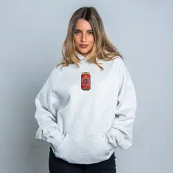 WHITE MARLE MELBOURNE BITTER CAN EMBROIDERED HOODIE