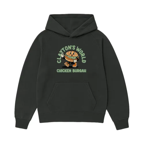 GRAPHITE CLAYTON'S WORLD HOODIE