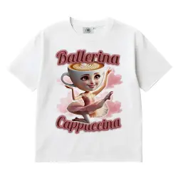 BALLERINA CAPPUCCINA WHITE TEE
