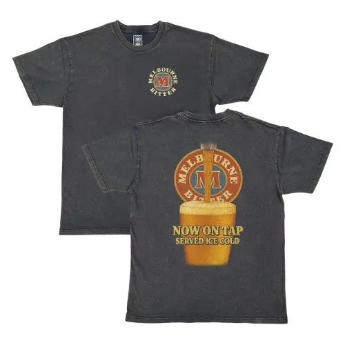 VINTAGE MELBOURNE ON TAP FRONT & BACK T-SHIRT