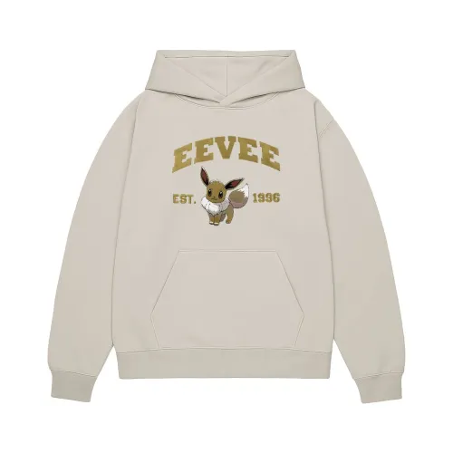 EEVEE EMBROIDERED BONE HOODIE