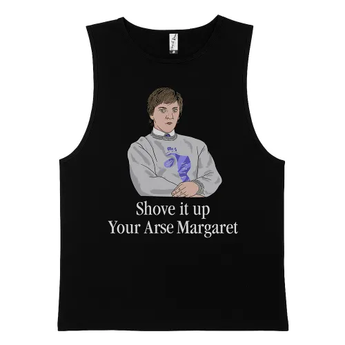 SHOVE IT MARGARET BLACK TANK