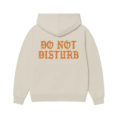 DO NOT DISTURB BONE HOODIE BACK PRINT ONLY