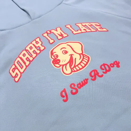 SORRY I'M LATE LIGHT BLUE HOODIE