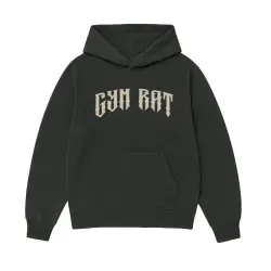 GYM RAT GRAPHITE HOODIE