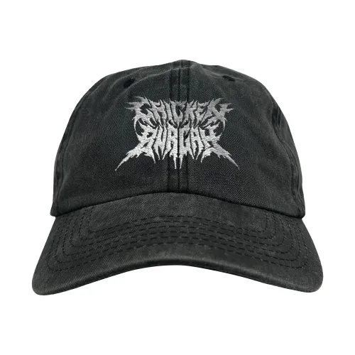 METAL CHICKEN BURGAH BLACK WASHED DAD HAT