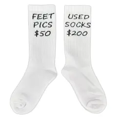 FEET PICS WHITE SOCKS