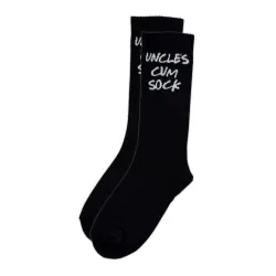 UNCLE'S CUM SOCKS BLACK