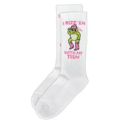 RIZZ EM WHITE SOCKS