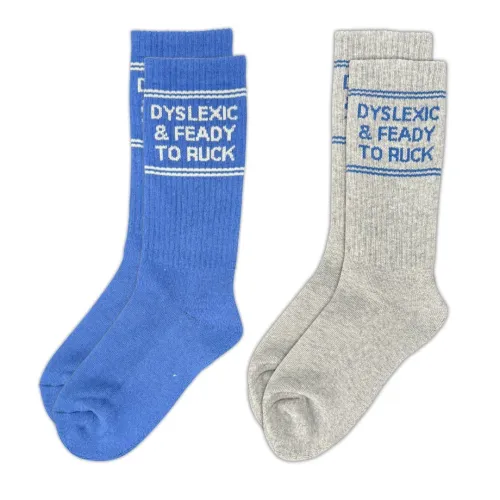 2 PACK DYSLEXIC SOCKS