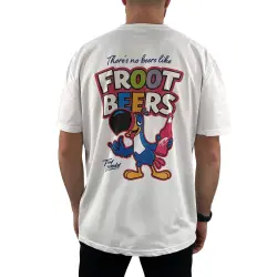 FROOT BEERS FRONT AND BACK WHITE TEE