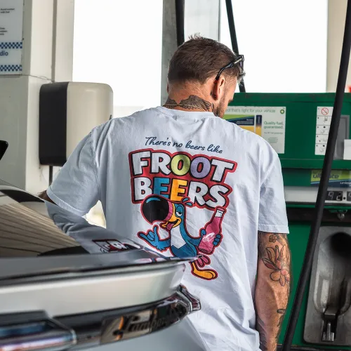 FROOT BEERS FRONT AND BACK WHITE TEE