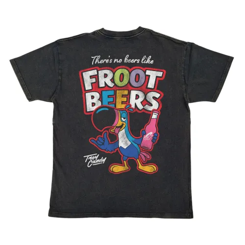 VINTAGE FROOT BEERS FRONT AND BACK T-SHIRT