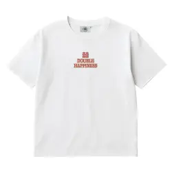 DOUBLE HAPPINESS WHITE TEE