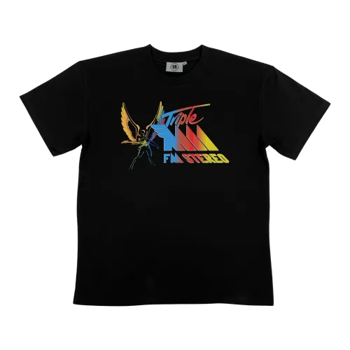 FM STEREO BLACK TEE