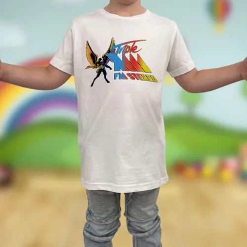 KIDS FM STEREO WHITE TEE