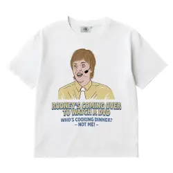 RODNEY'S COMING OVER WHITE TEE