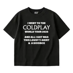 LOUSY T-SHIRT & A DIVORCE BLACK TEE