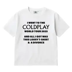 LOUSY T-SHIRT & A DIVORCE WHITE TEE