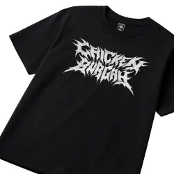 METAL CHICKEN BURGAH BLACK TEE